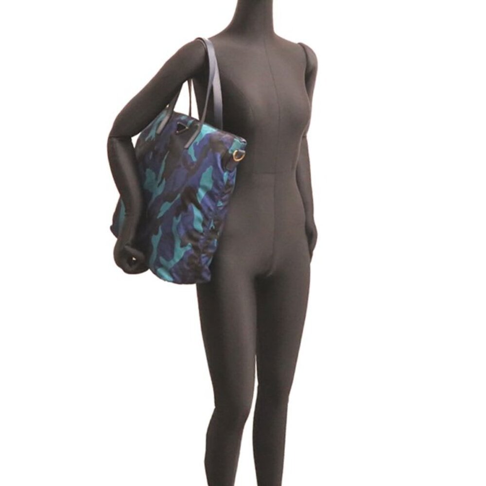 Prada Tote Bag Tessuto Camouflage Br4969 - Picture 8 of 10